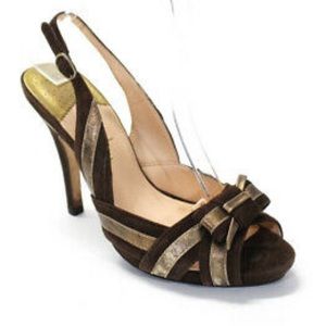 Cole Haan Nike Air Peep Toe Slingback Pumps Shoes